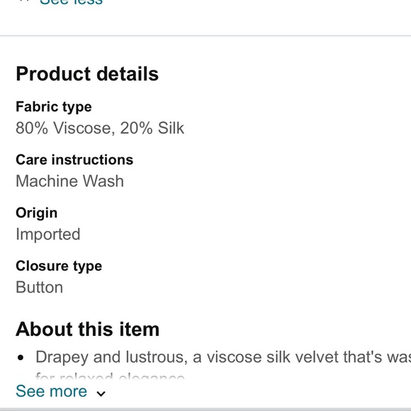 Eileen Fisher Top women plus size black velvet shirt size XL NWOT - Picture 5 of 12